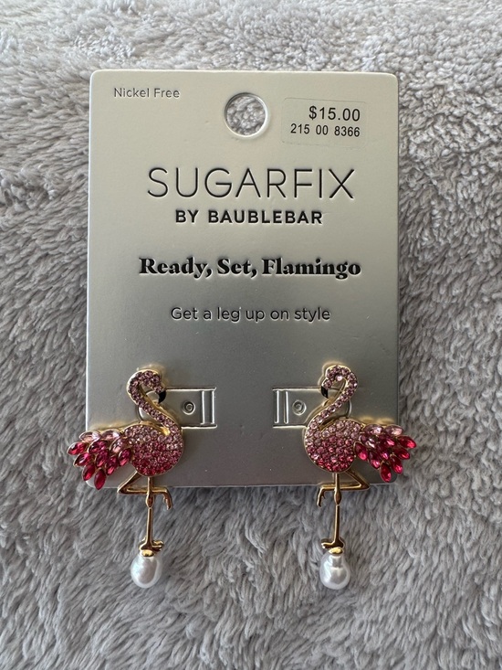 sugarfix Jewelry - Sugarfix Women’s Ready Set Flamingo Earrings